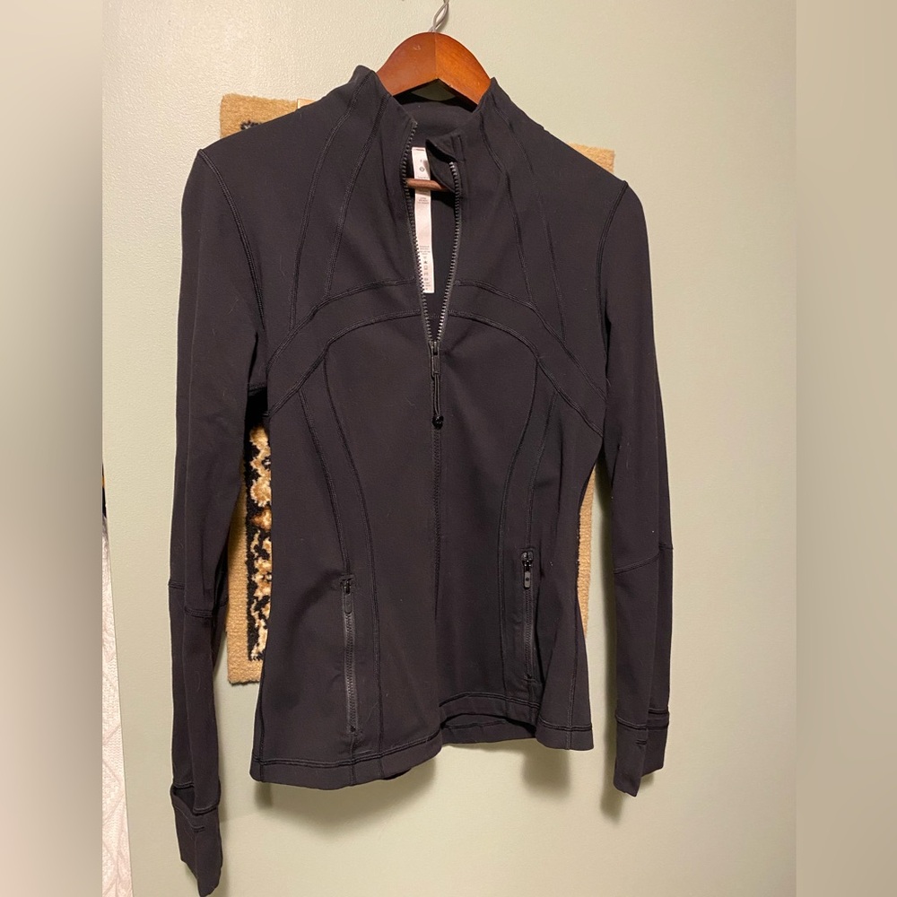 Lululemon black define jacket size 8 - gently used